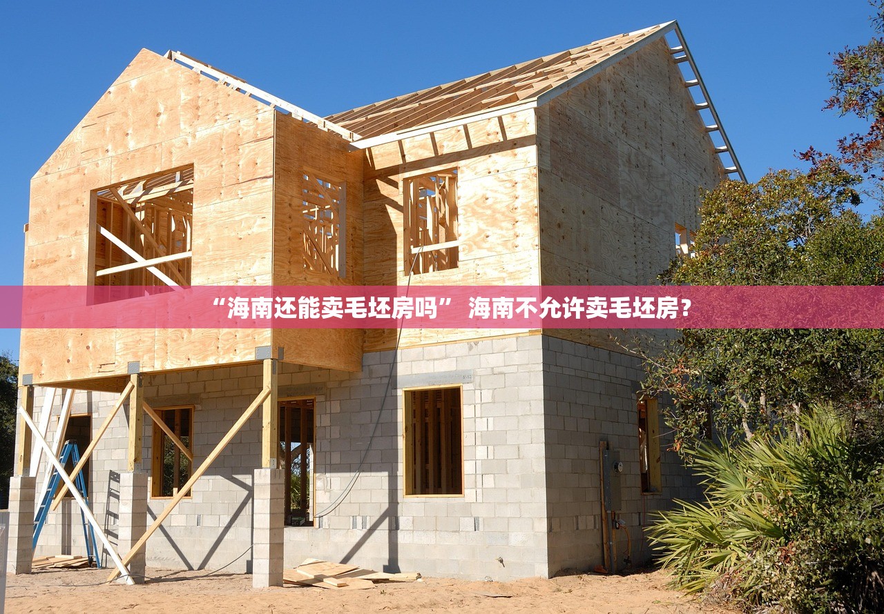 “海南还能卖毛坯房吗” 海南不允许卖毛坯房？