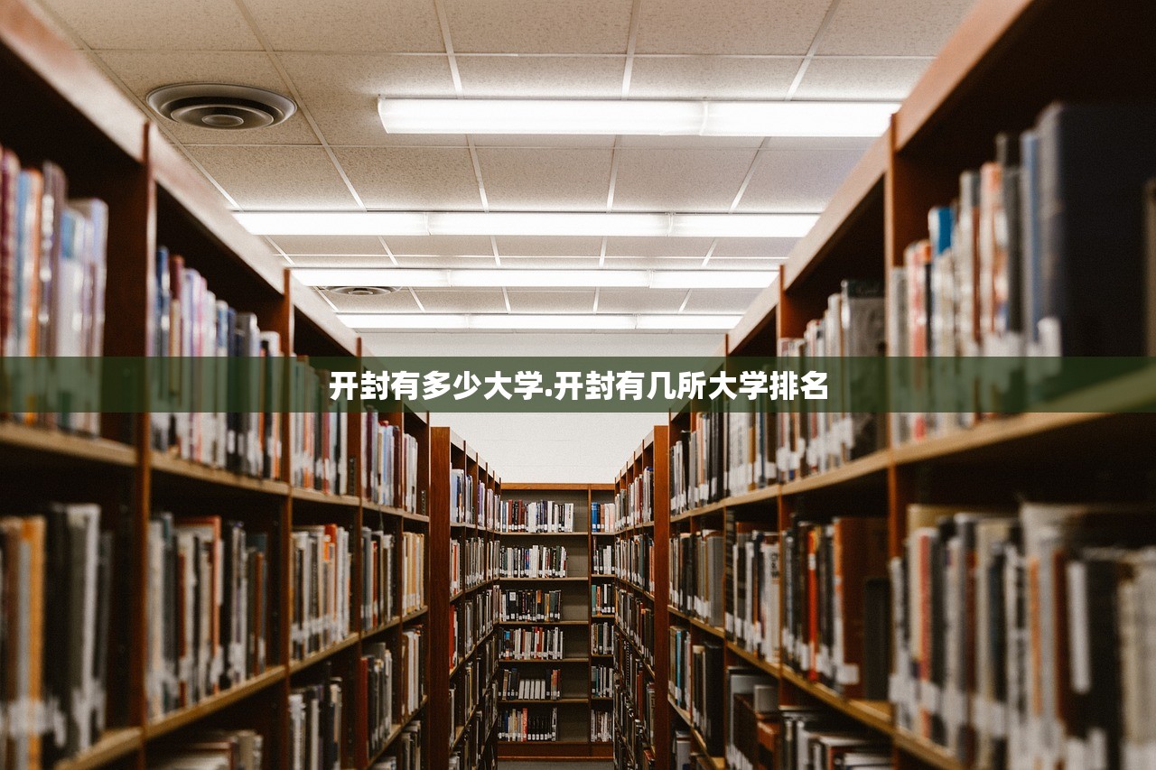 开封有多少大学.开封有几所大学排名