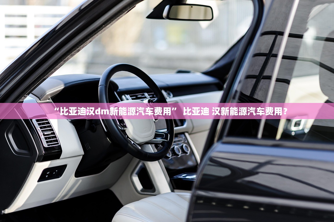“比亚迪汉dm新能源汽车费用” 比亚迪 汉新能源汽车费用？