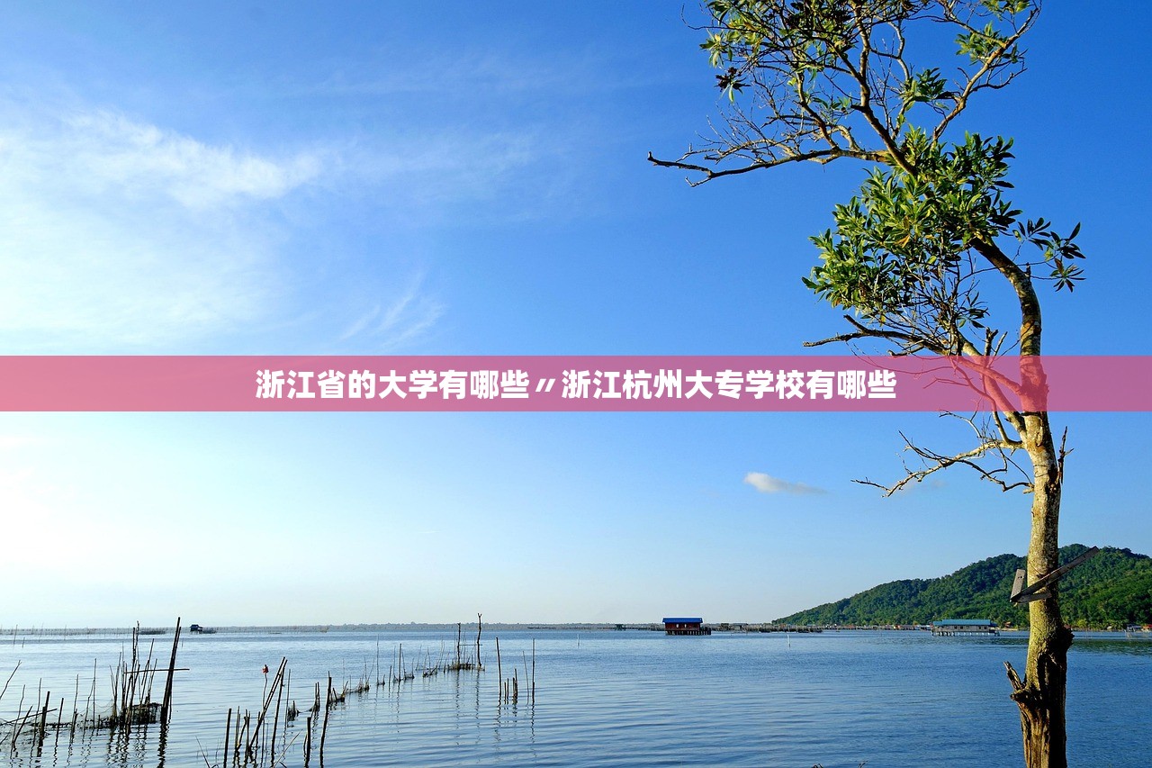 浙江省的大学有哪些〃浙江杭州大专学校有哪些 浙江省的大学有哪些〃浙江杭州大专学校有哪些
