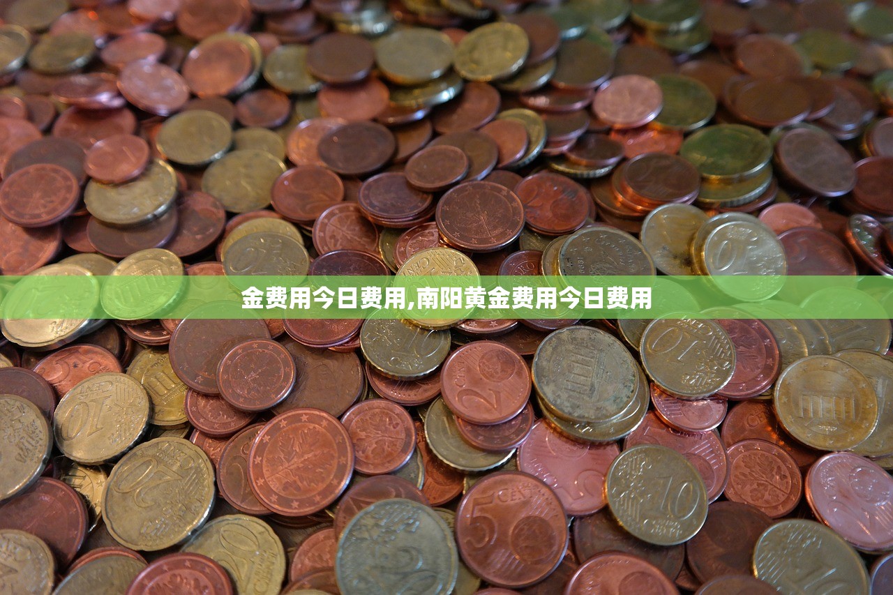 金费用今日费用,南阳黄金费用今日费用