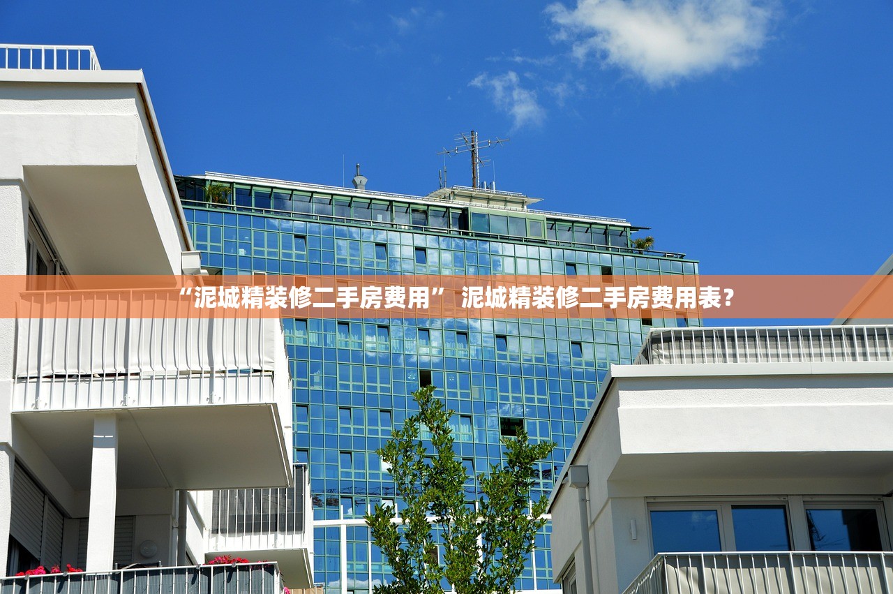 “泥城精装修二手房费用” 泥城精装修二手房费用表？