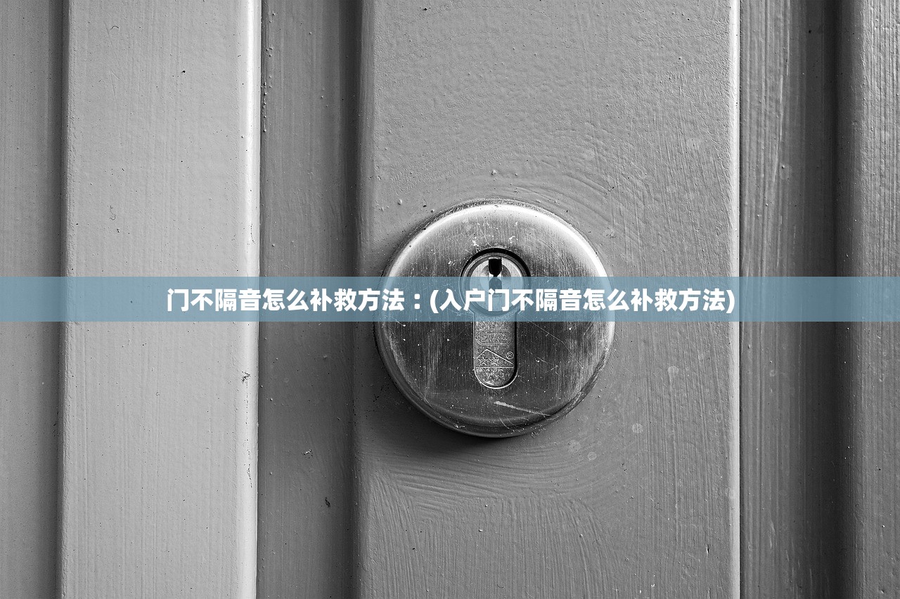 门不隔音怎么补救方法︰(入户门不隔音怎么补救方法)