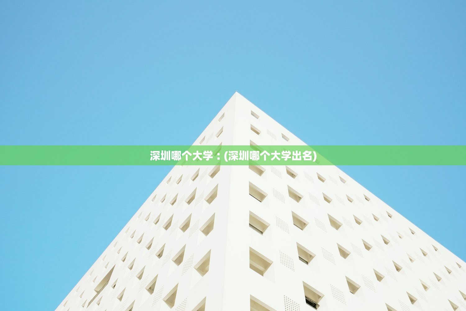 深圳哪个大学︰(深圳哪个大学出名)