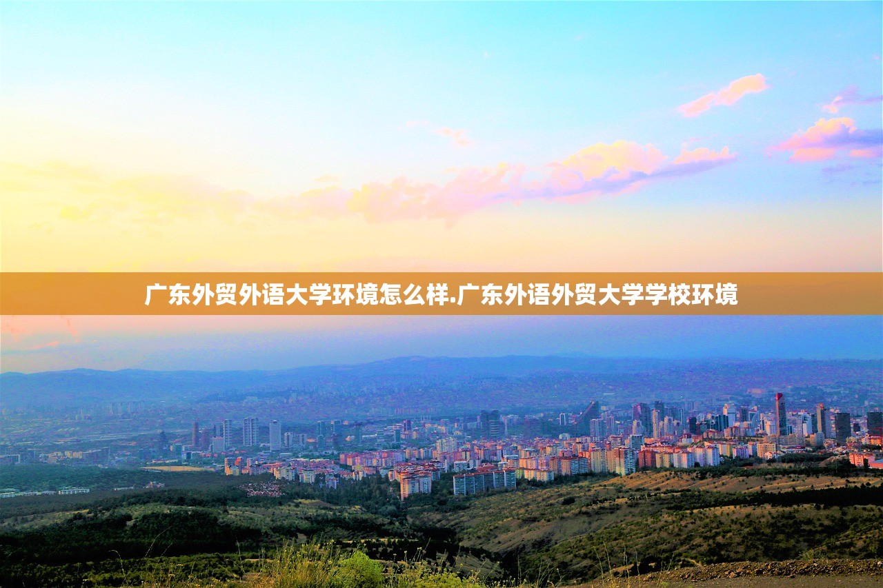 广东外贸外语大学环境怎么样.广东外语外贸大学学校环境