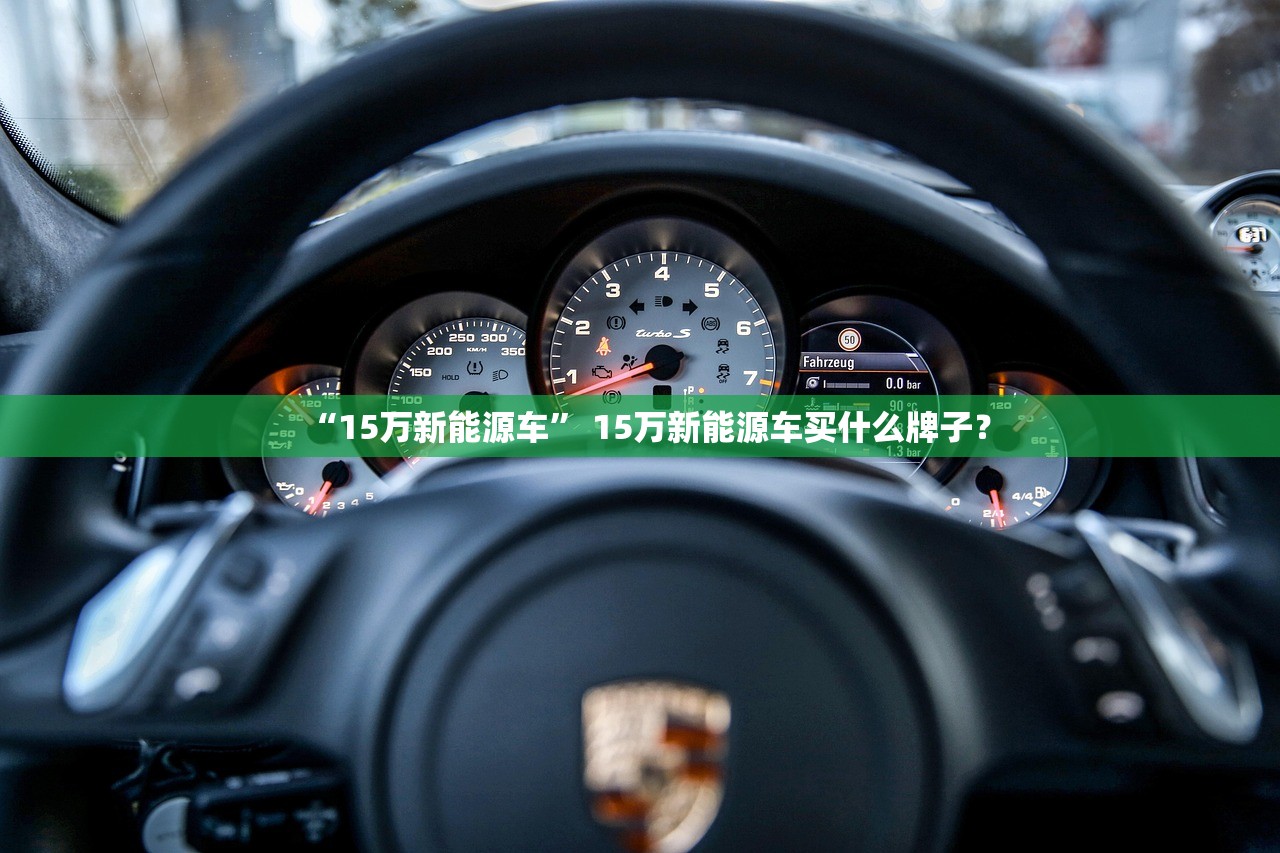 “15万新能源车	” 15万新能源车买什么牌子？