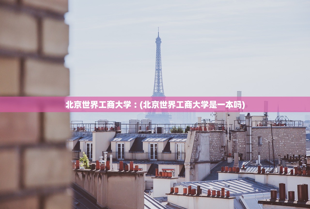 北京世界工商大学︰(北京世界工商大学是一本吗)